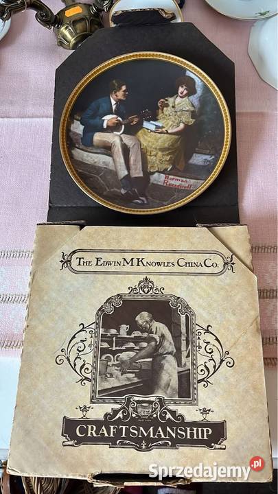 Talerz kolekcjonerski Pandering on the porch Gdańsk