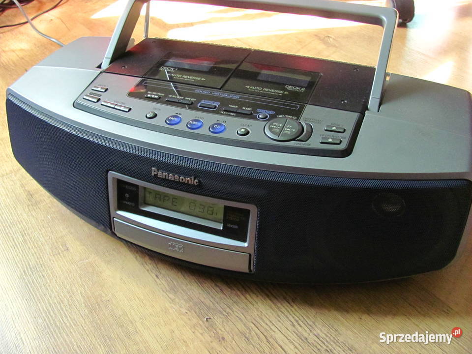 Radiomagnetofon z CD Boombox Panasonic RXED55 łódzkie sprzedam