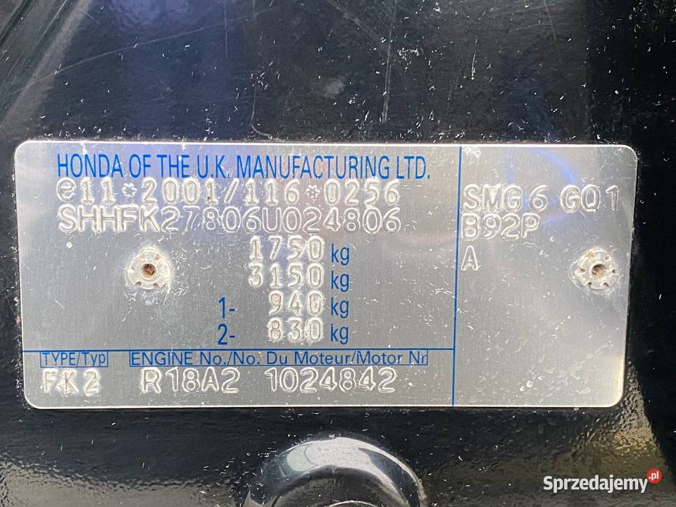 Honda Civic VIII UFO sprzedam