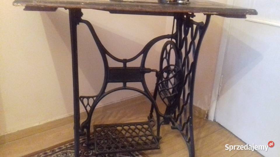 Zabytkowa maszyna do szycia z żeliwną podstawą Kraków sprzedam