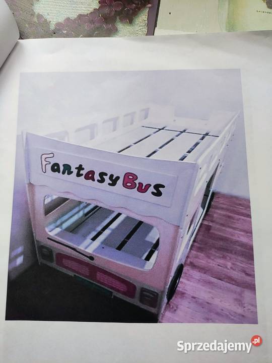 Łóżko piętrowe autobus Widawa
