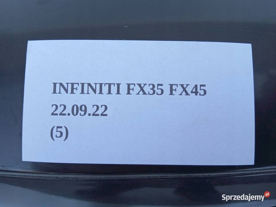 LUSTERKO ZEWNĘTRZNE PRAWY PRZÓD INFINITI FX35 wielkopolskie Nowy Tomyśl