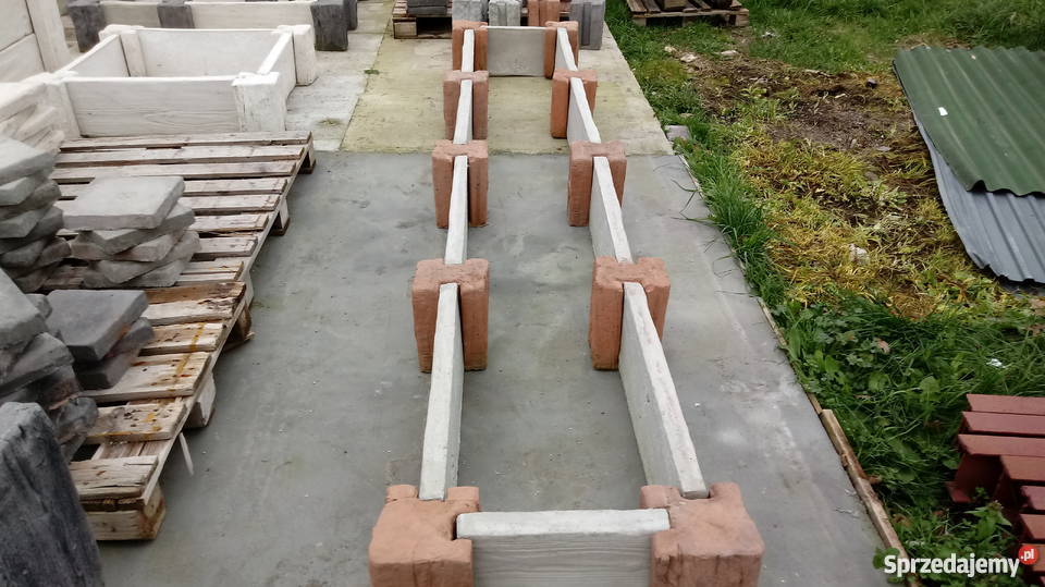 palisady betonowe drewnopodobne ogród WYPRZEDAŻ