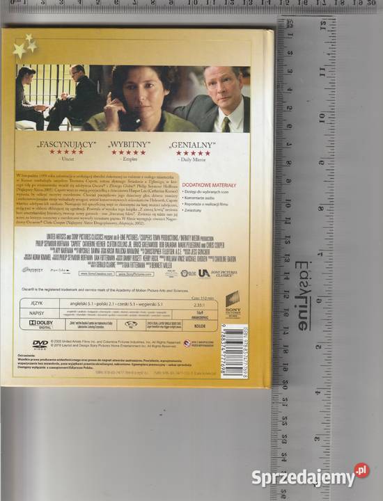 Capote PSHoffman DVD Pruszków