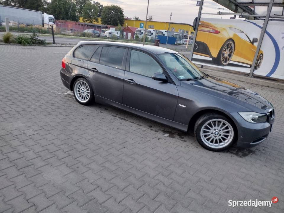BMW E91 zamiana welurowa tapicerka