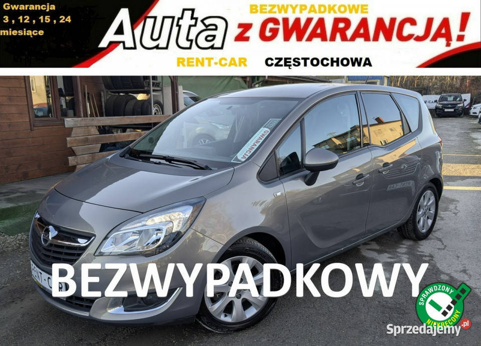 Opel Meriva 14iTurbo120OPŁACONY VAT marża Meriva Częstochowa