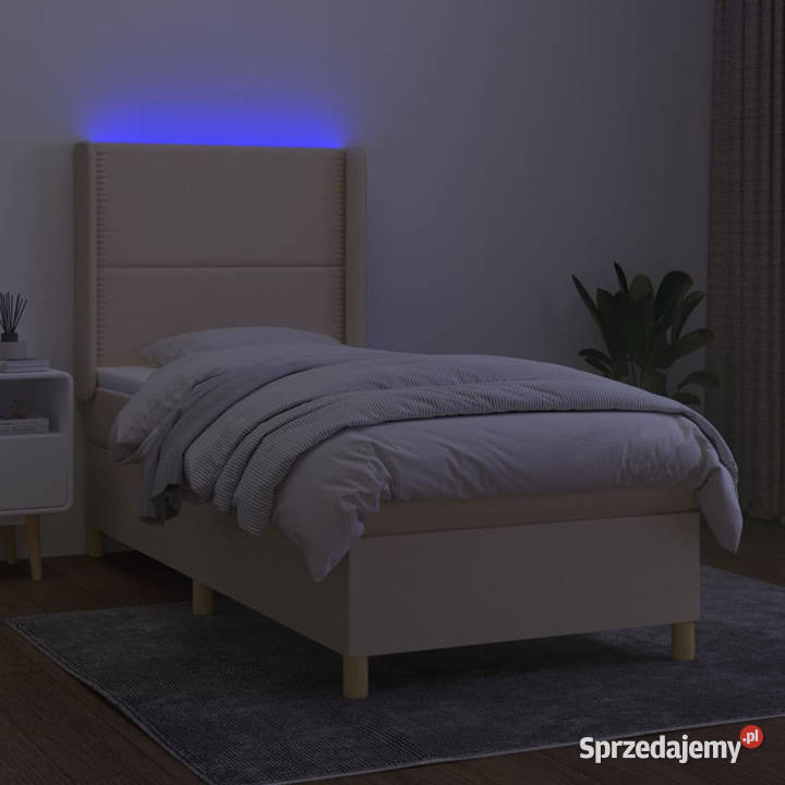 Łózko Kontynentalne z Materacem Do Sypialni Warszawa sprzedam