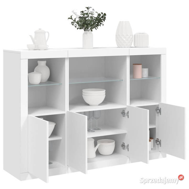 Szafki z oświetleniem LED 3 białe WM3209107 sprzedam