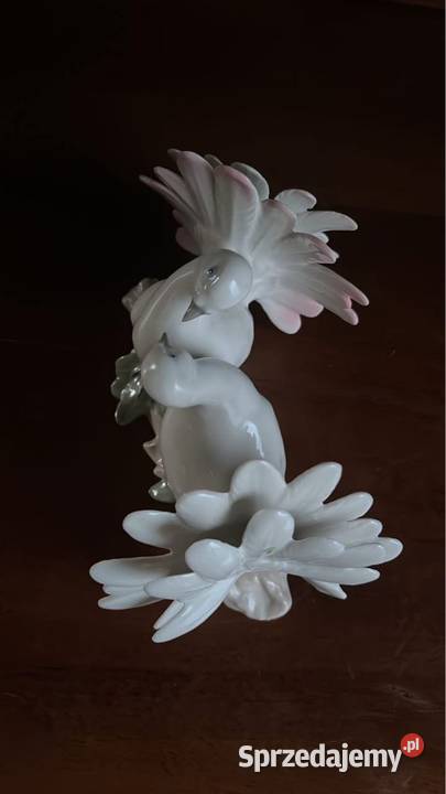 Para gołąbków Figurka z porcelany Grafenthal Gdańsk