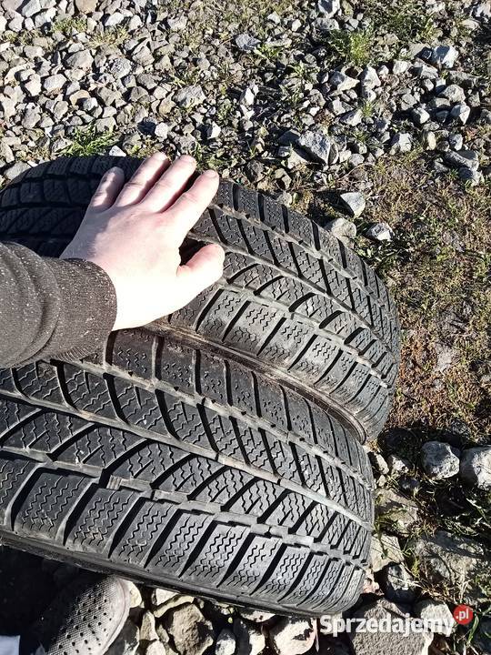 Opony z felgami komplet 4 Sztuk zimowych R 14 małopolskie Wadowice sprzedam