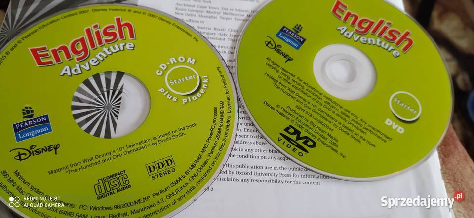 płyta english adenture 2 sztuki wielkopolskie sprzedam