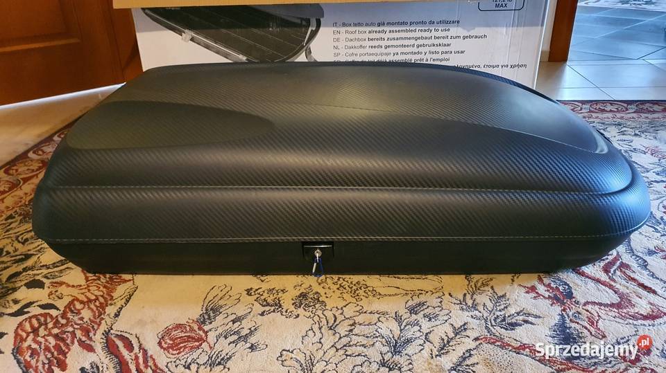 Box bagażnik dachowy 320 litrów carbon 130x 78x Pozostałe Okrzeszyn sprzedam