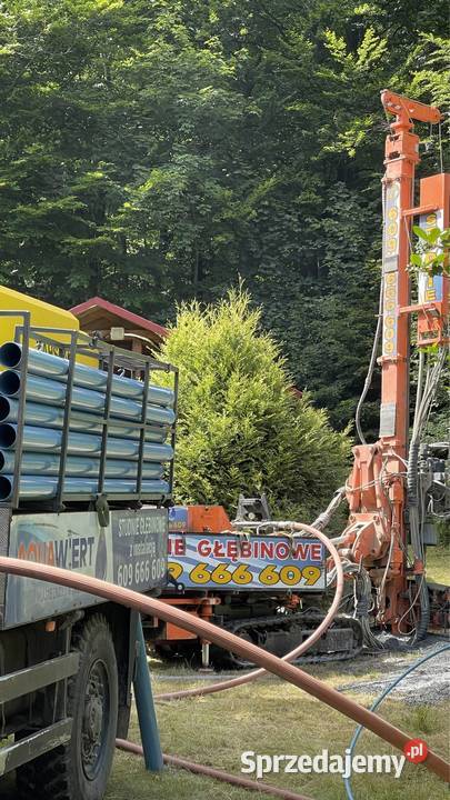 Wiercenie studni głębinowych z instalacją do Żywiec