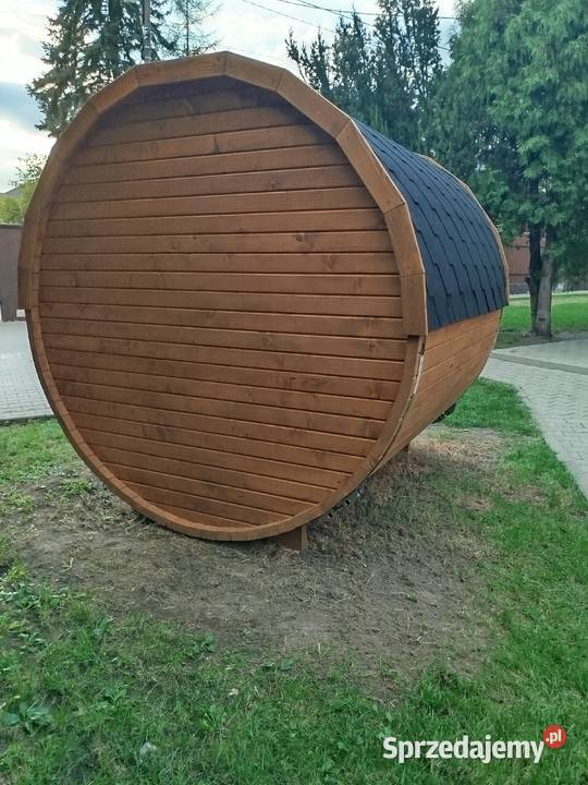 Sauna ogrodowa beczka 200