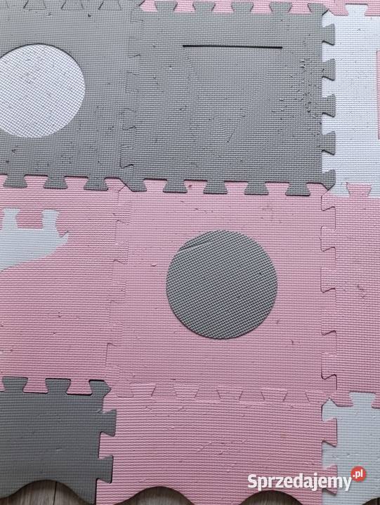 Mata Piankowa XL Dzieci Puzzle Zwierzątka