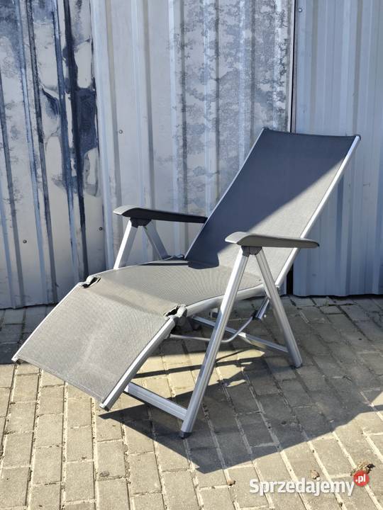 Aluminiowy Fotel Ogrodowy Wielopozycyjny z łódzkie