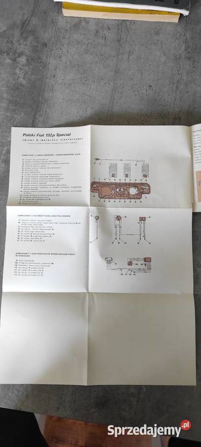 Instrukcja Polski Fiat 132p Specjal POLMO FSO Łowicz