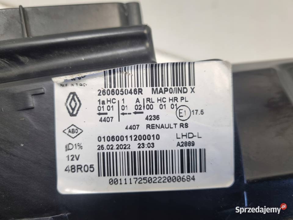 LAMPA LEWA Renault Clio IV LIFT PRZEDNIA lewy Lampy przednie Rudka