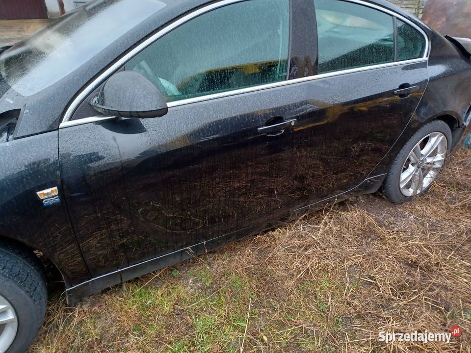 OPEL INSIGNIA DRZWI TYŁ PRAWE LEWE CZARNRE łódzkie Kochlew