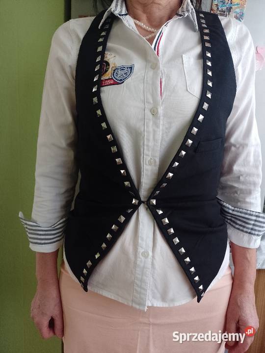 36S Bogato zdobiona kamizelka garniturowa z Rozmiar S Kraków sprzedam