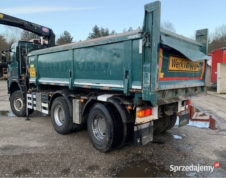 wywrotka 6x6 z dzwigiem Volvo Terberg mazowieckie Warszawa