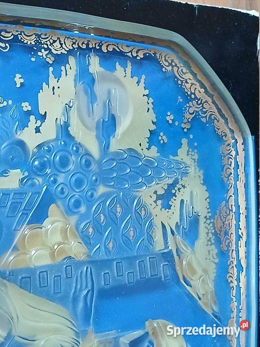 Patera Talerz szkło Rosenthal projekt Bjorn Kraków