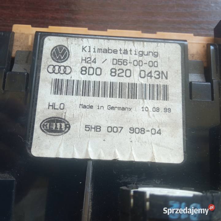 Audi a4 b5 panel sterowania klimatyzacji Szczecin