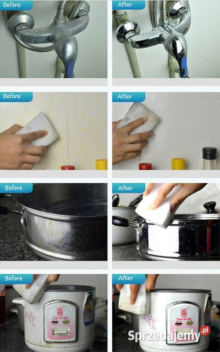 Magiczne gąbki z melaminy 100x60x20 mm zestaw podlaskie