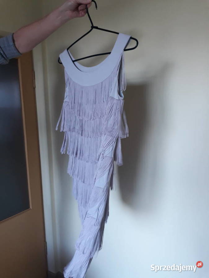 Sukienka na imprezy wieczorowa frędzle Z falbankami  Spódnice i sukienki Sokółka