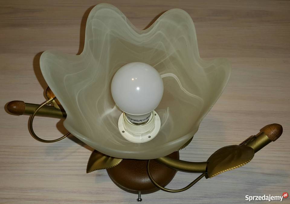 Lampa sufitowa w kształcie kwiatu Kłodzko