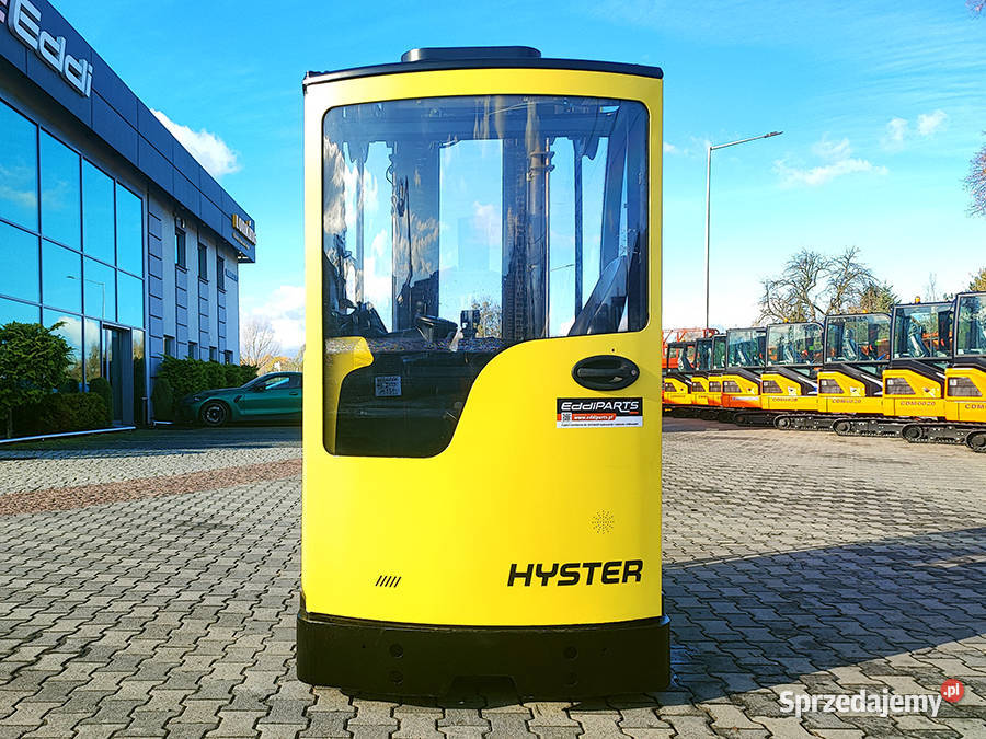 Wózek elektryczny reach truck do pracy w niskich Hyster Kęty