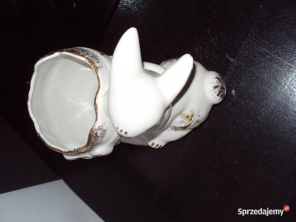 Porcelana z Chodzieży linia Złota róża zając Porcelana i szkło Konstantynów Łódzki sprzedam