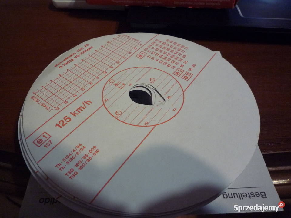 tarczki do tachografu tarcze tacho wykresówki podkarpackie Chmiel