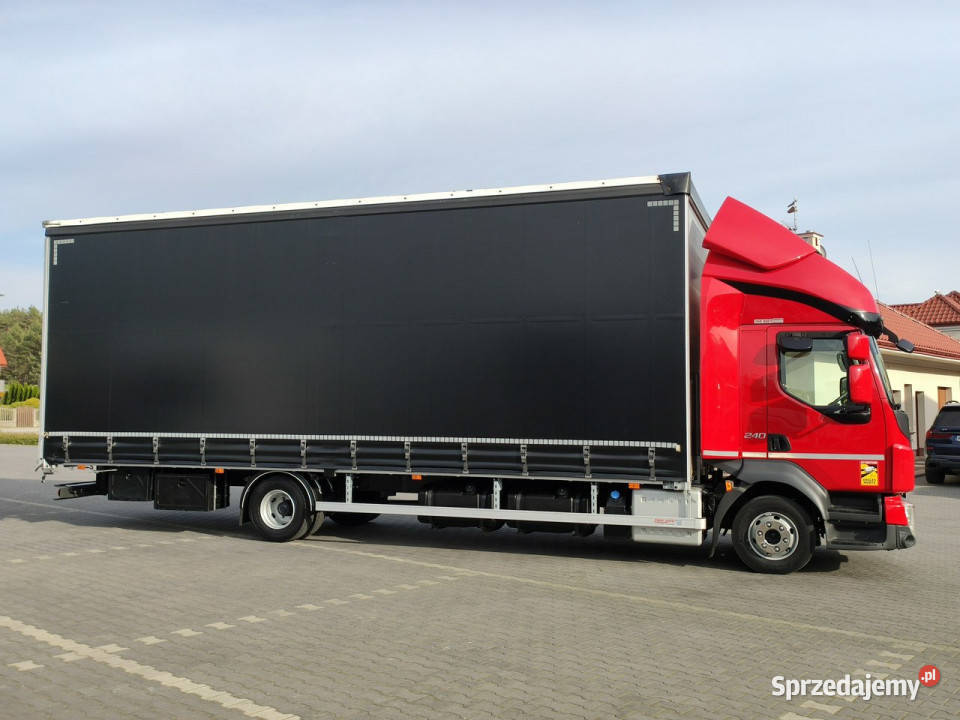 Volvo FL12240 E6 Firana Tył Drzwi Dach Zsuwany Widełki