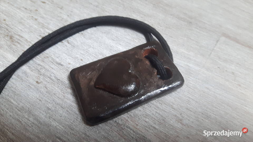 Naszyjnik ceramiczny ręcznie wykonany Otwock sprzedam