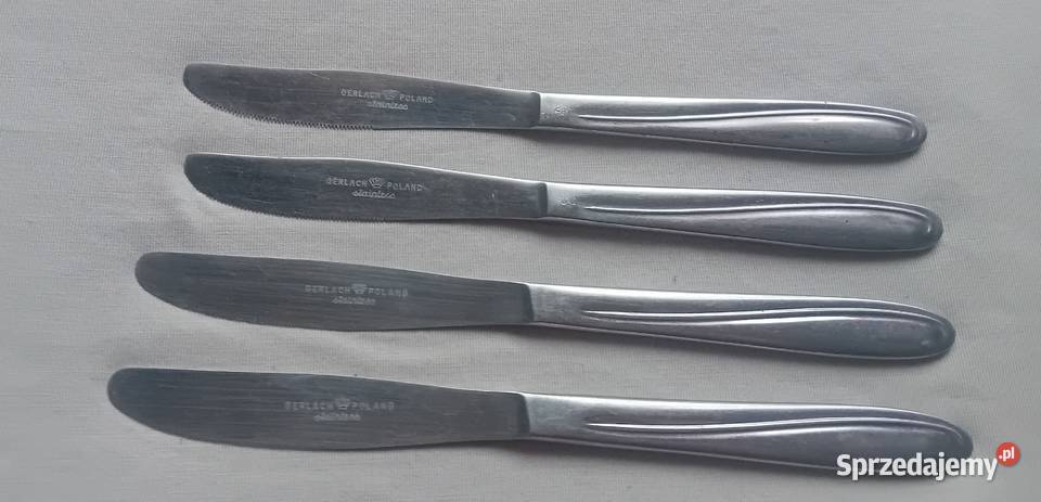 Zestaw 4 nozy stołowych Gerlach Stal nierdzewna Koźminek sprzedam
