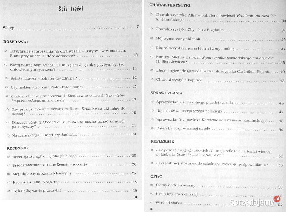 Wypracowania Wzory Język Polski kl 1 Maria Chełm