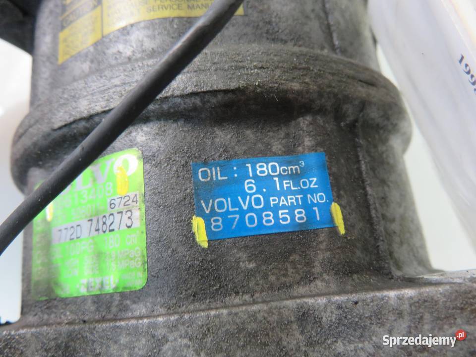 KOMPRESOR KLIMATYZACJI VOLVO V40 I 18 30613408