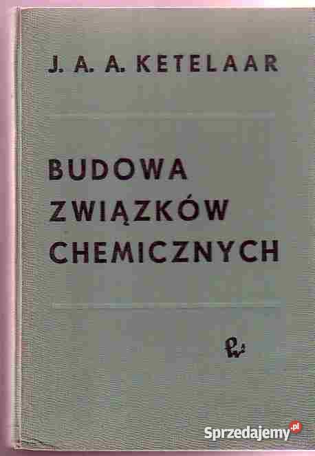 1696 BUDOWA ZWIĄZKÓW CHEMICZNYCH WSTĘP DO TEORII Czyrna sprzedam