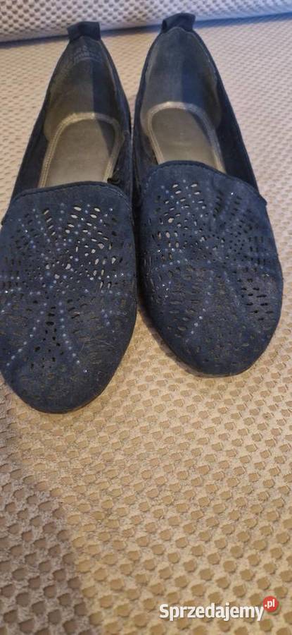 mokasyny espadryle baleriny zamsz zamszowe r 40