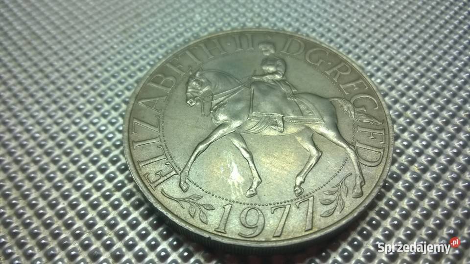 MONETA Wielka Brytania 25 pensów 1977 037 Warszawa