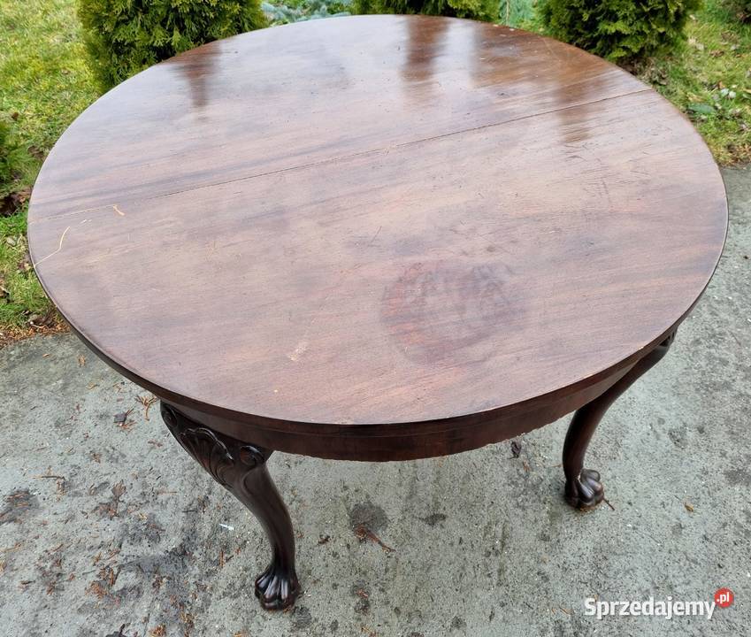 Komplet stół 2 fotele 3 krzesła w stylu Szczecin