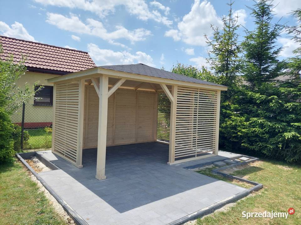ALTANA KWADRAT 3x3m Altanka Wiata Zadaszenie Altany i wiaty Smolice