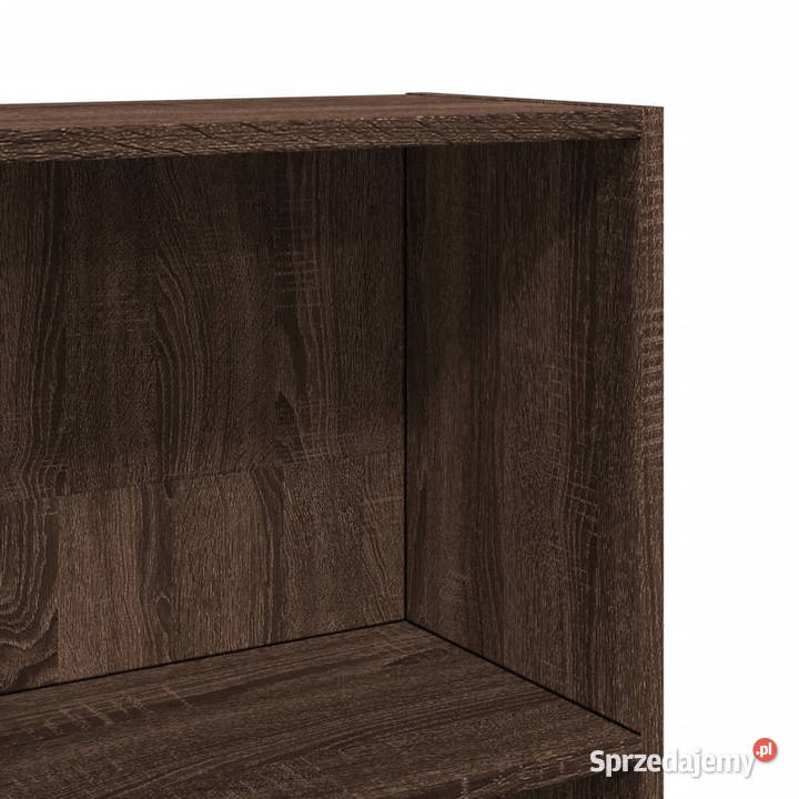 Regał brązowy dąb 40x24x176 materiał Warszawa