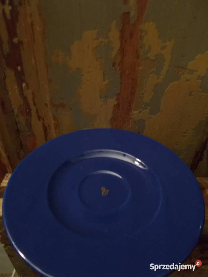 Stara Porcelanowa Filiżanka Tchibo Granatowa PRL Szczecin sprzedam