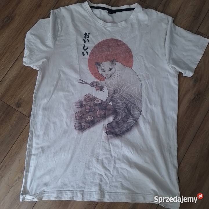 Cropp koszulka z kotem Cropp Starachowice