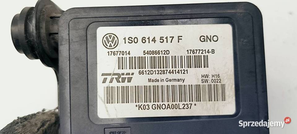 POMPA ABS HAMULCOWA SKODA RAPID 1S0614517F kujawsko-pomorskie Lipno