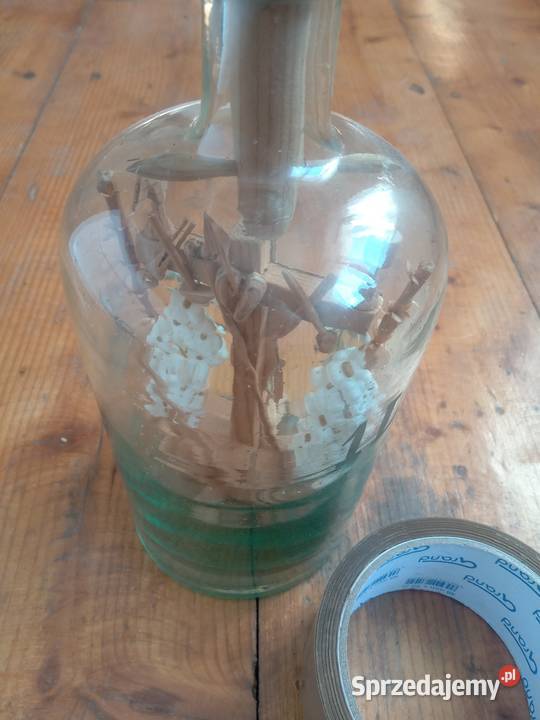 Sztuka ludowa Krucyfiks w butelce małopolskie Gdów