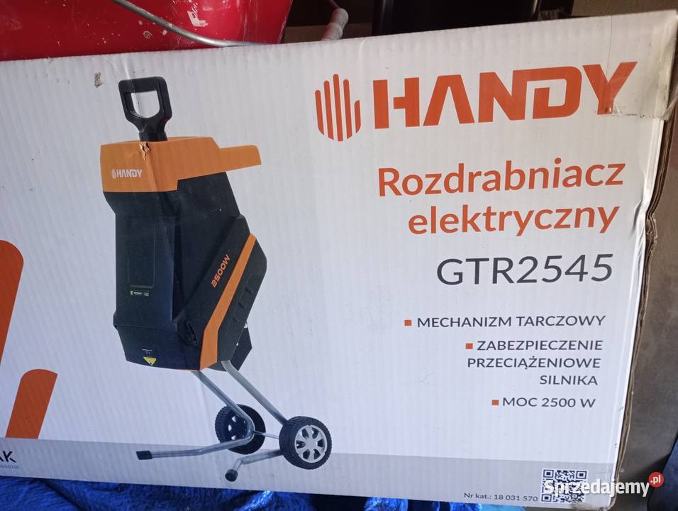 Rozdrabniacz do gałęzi ogrodowy HANDY 2500 W 45 Jaworzno