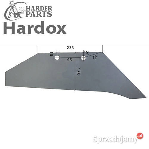 Lemiesz 300hektarów HARDOX SSP214P części do Suwałki sprzedam